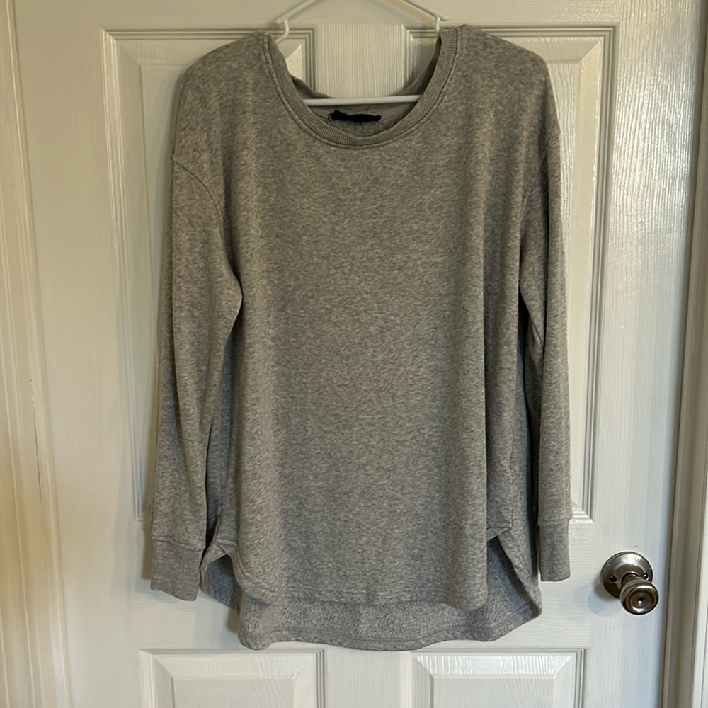 Super soft, comfy, gray sweater